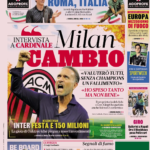 The front pages of the sports newspapers: Milan under pressure, Juve...