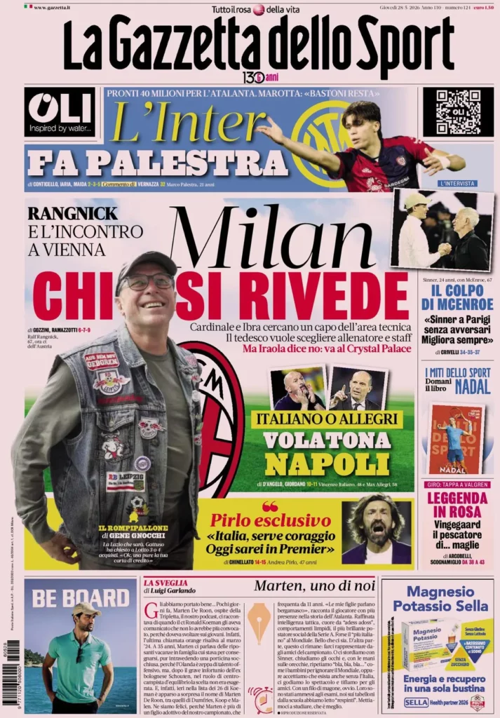 The front pages of sports newspapers: Juventus between goalkeeper,...