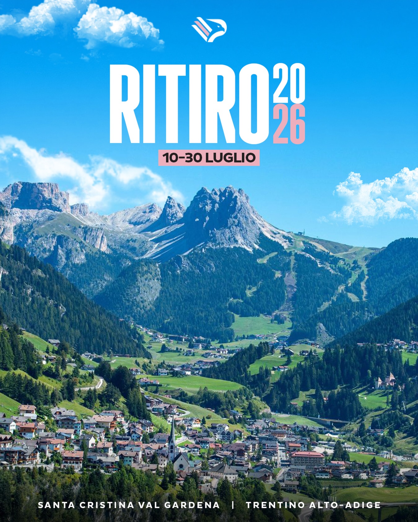 Palermo, 2026 summer retreat in Val Gardena. The official press...