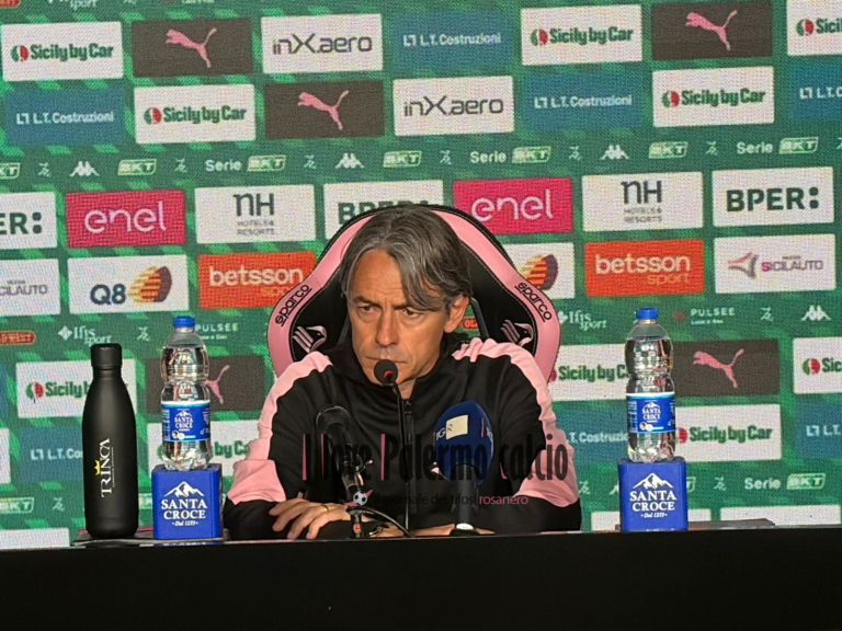 Palermo-Catanzaro 3-2, Inzaghi: «Johnsen must be the extra weapon in...