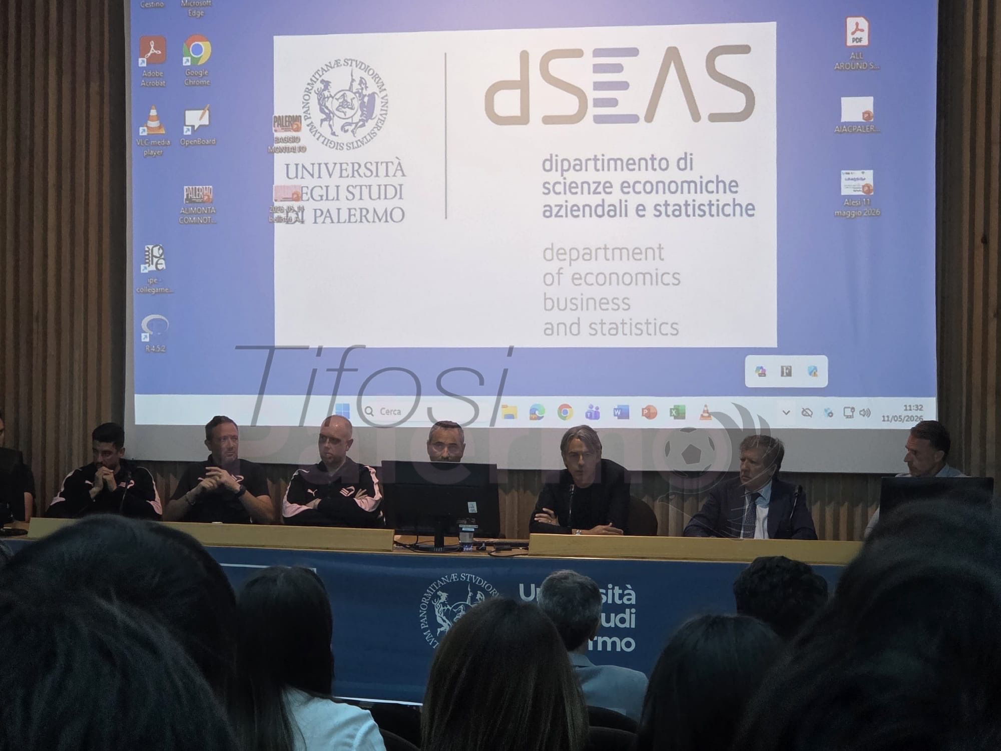 PHOTO – Inzaghi and his staff meet the students at Unipa