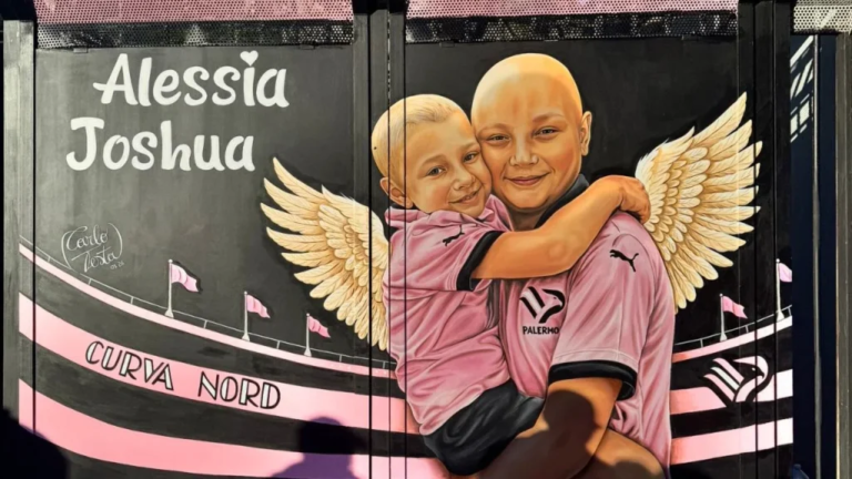 A mural for Joshua and Alessia outside Barbera: Palermo remembers its...