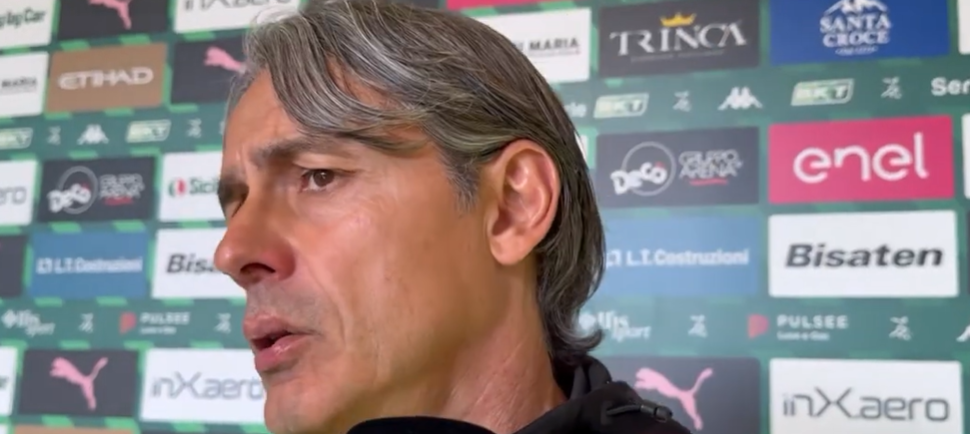 Palermo-Catanzaro 3-2, Inzaghi: «72 points and a Barbera like this:...