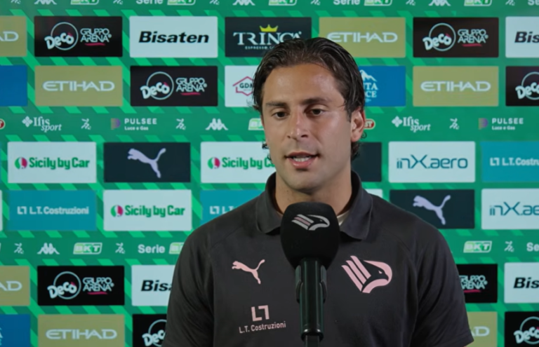 Palermo-Catanzaro 3-2, Giovane: «Important test, win in Venice to be...