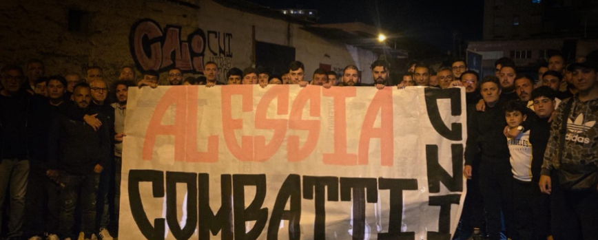 Palermo, the Curva Nord Inferiore for Alessia: a banner that unites...