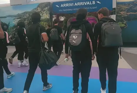 Catanzaro-Palermo: rosanero arrived in Calabria