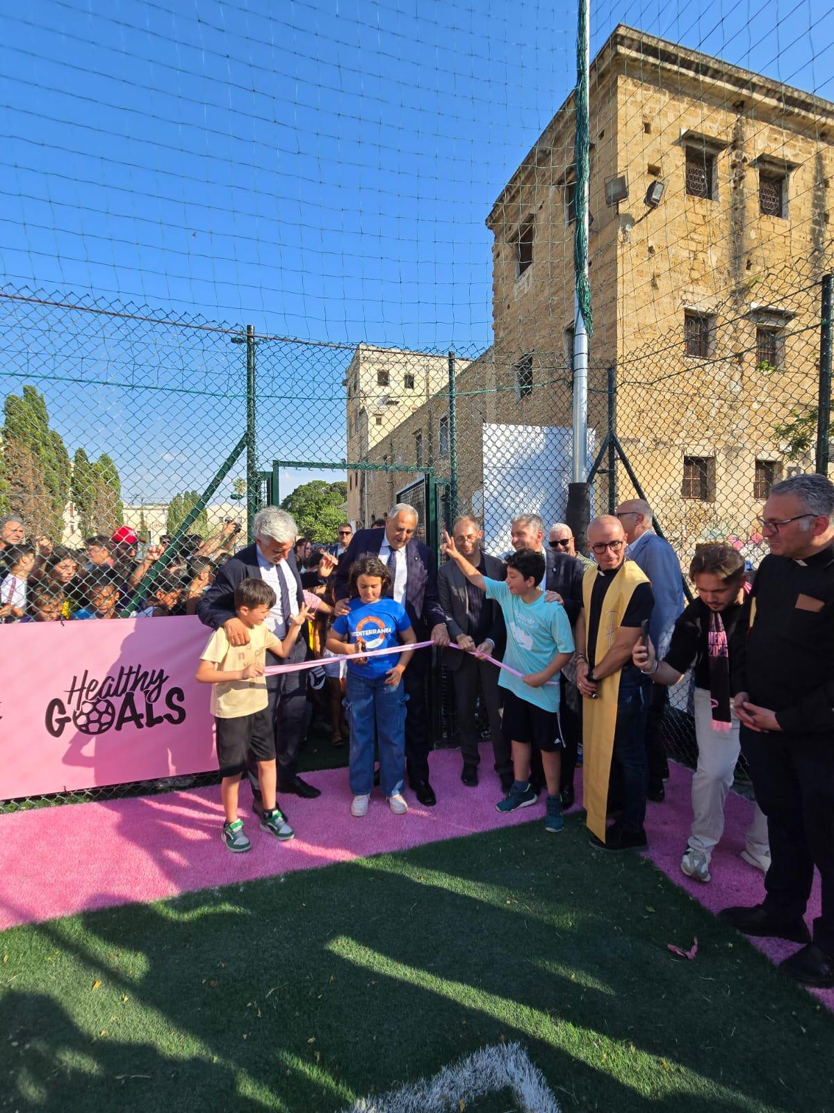 Palermo, the new Magione pitch inaugurated: Municipality and Palermo...
