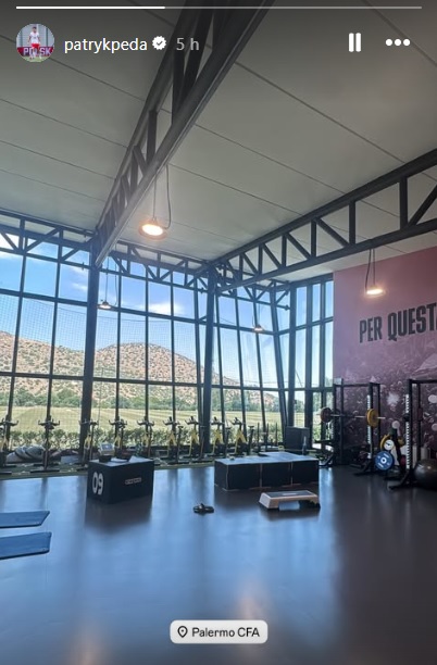 Palermo, Peda doesn't stop: training in the gym in Torretta for the...