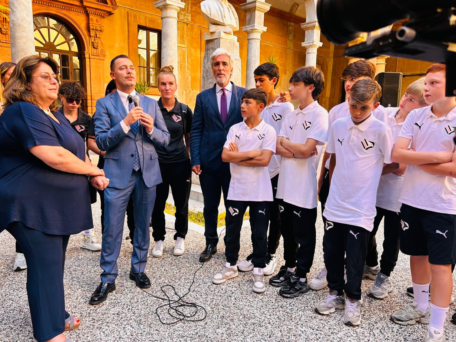 Palermo, the exhibition on the 125 years of the football club...
