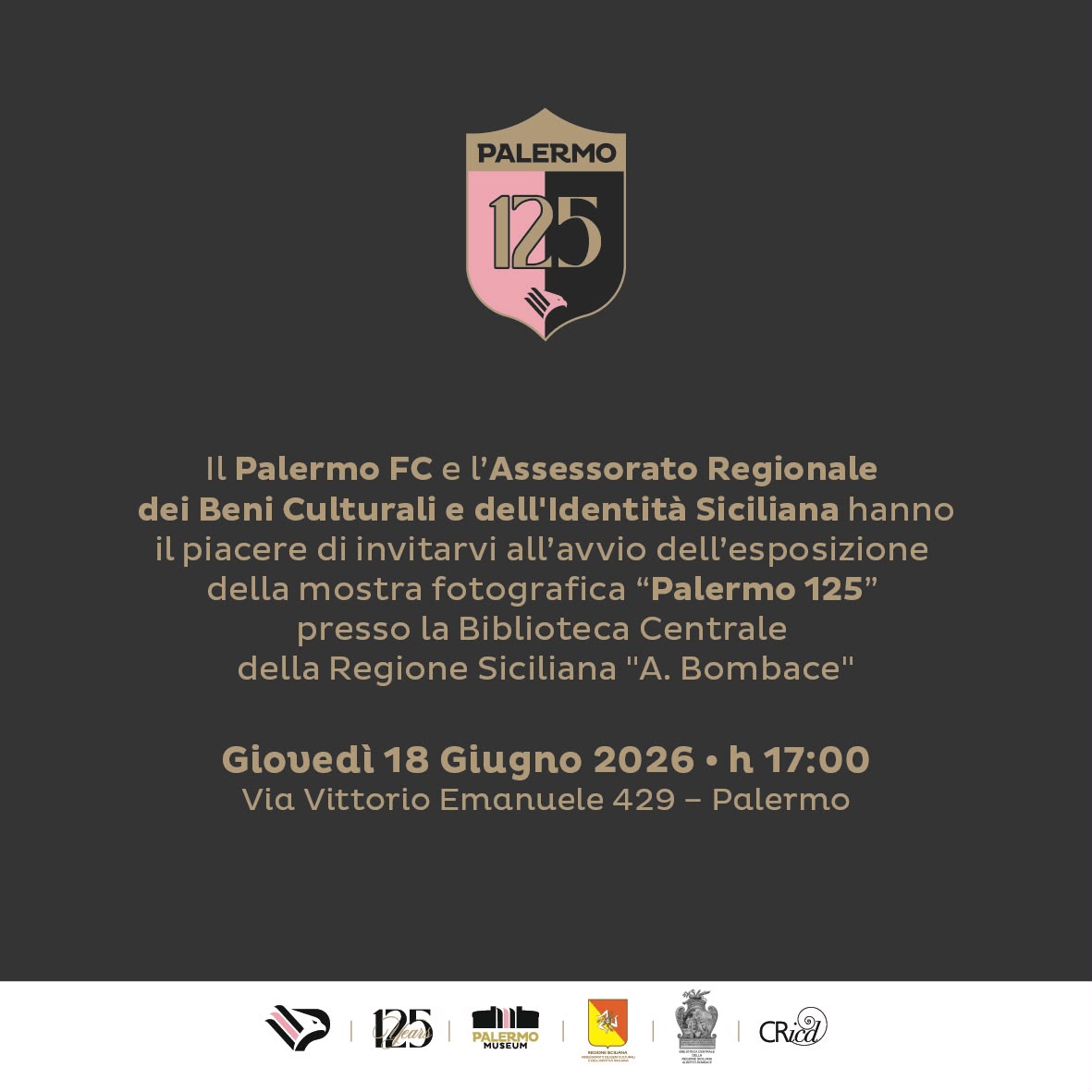 “Palermo 125”, new stage of the exhibition at the A. Bombace library