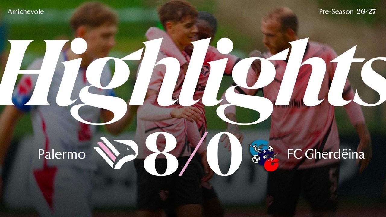 Retirement 2026: Friendly match Palermo-Gherdeina 8-0