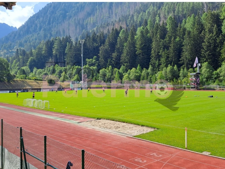 Palermo, the report of today's training in Val Gardena