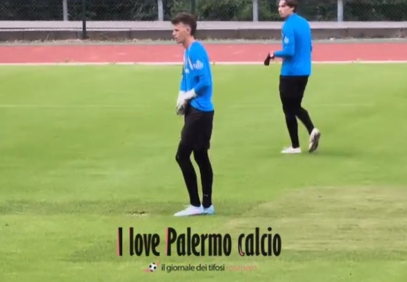 Palermo training camp, morning session in the gym: first training...