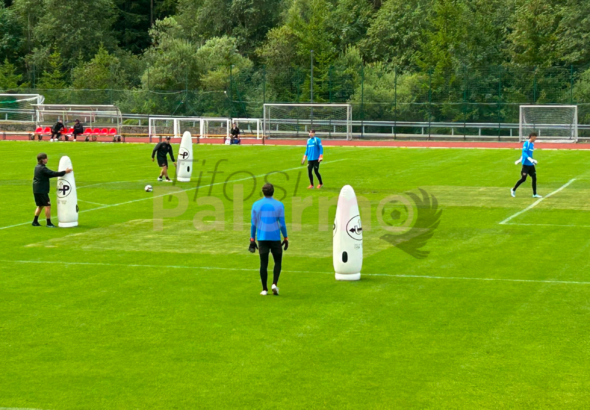 Palermo, the report of today's training in Valgardena