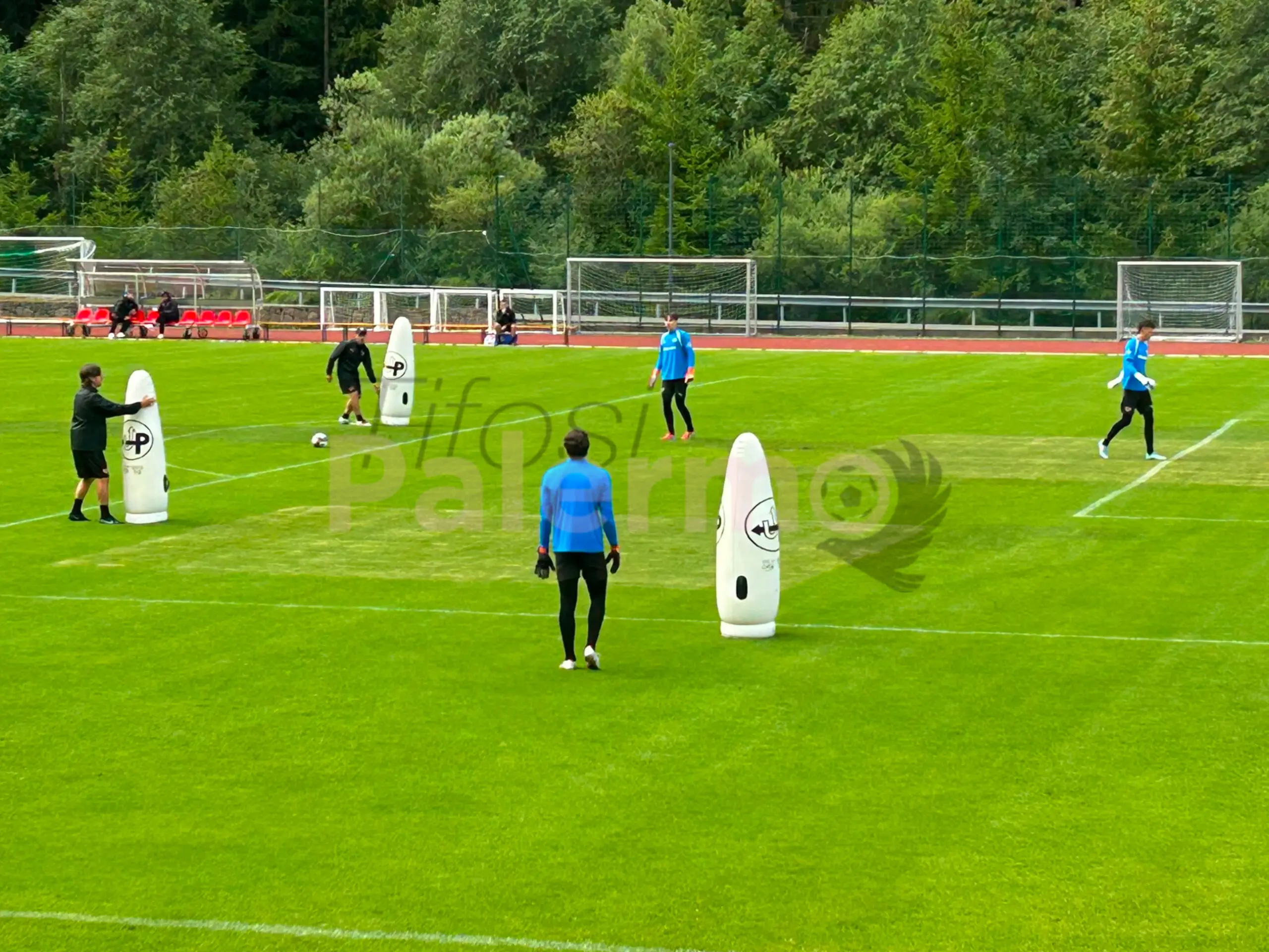 Palermo, the report of today's training in Valgardena