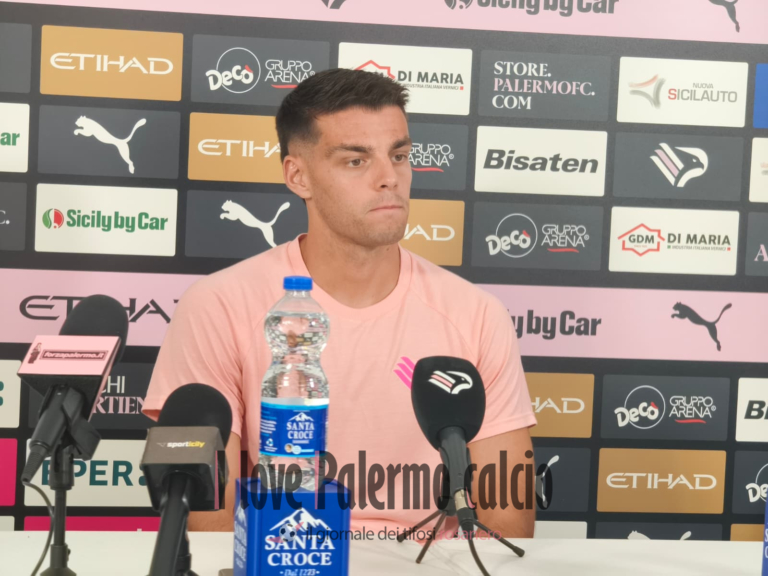 Palermo, Pierozzi: «My natural role is full-back. There is a healthy...