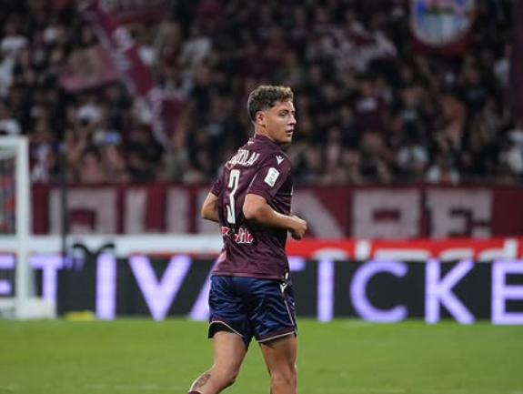 Giornale di Sicilia: "Palermo, Bozzolan for the wing. Trimboli...