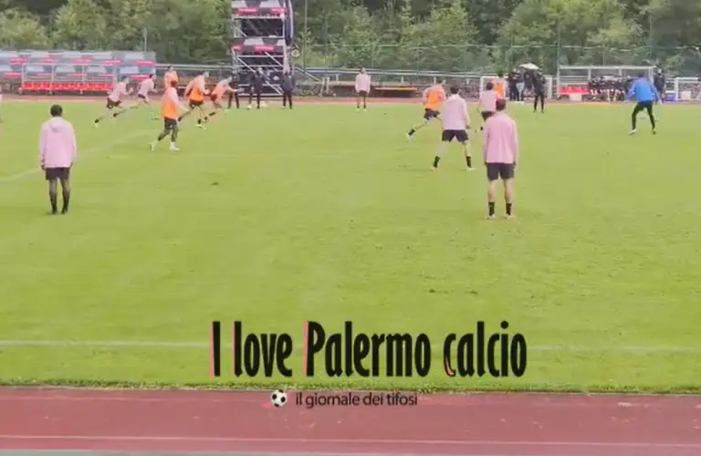 Palermo training camp: afternoon session concluded, time for practice...
