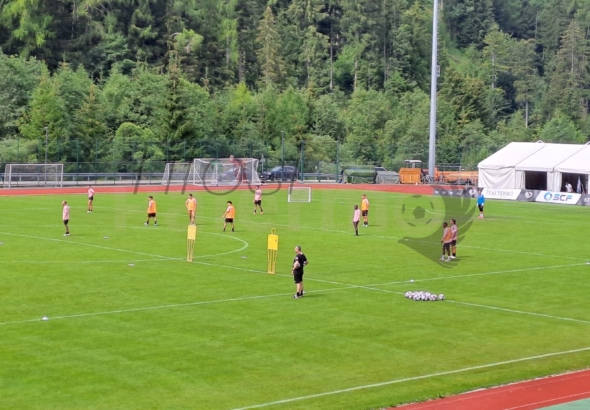 Palermo, the report of today's training in Val Gardena