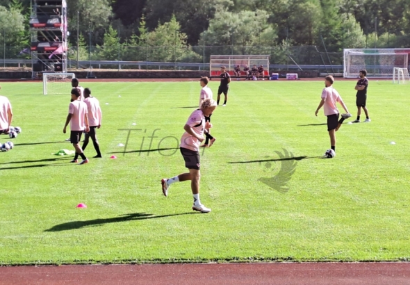 Palermo, the report of today's training in Valgardena