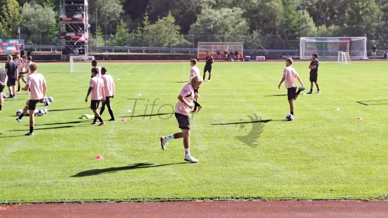 Palermo, the report of today's training in Valgardena