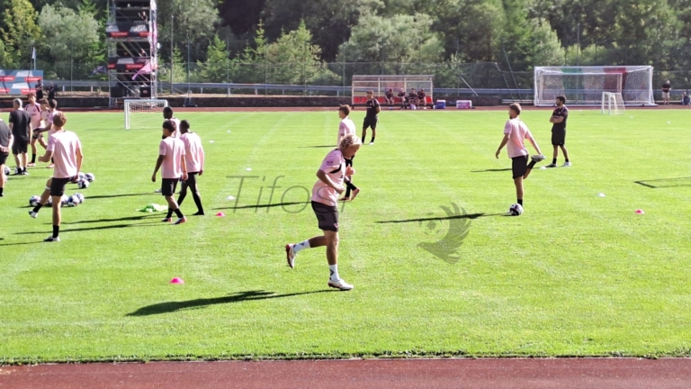 Palermo, the report of today's training in Valgardena