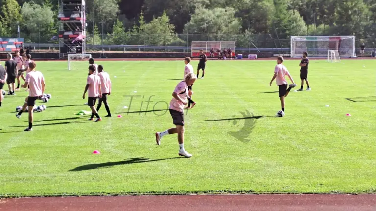 Palermo, the report of today's training in Valgardena