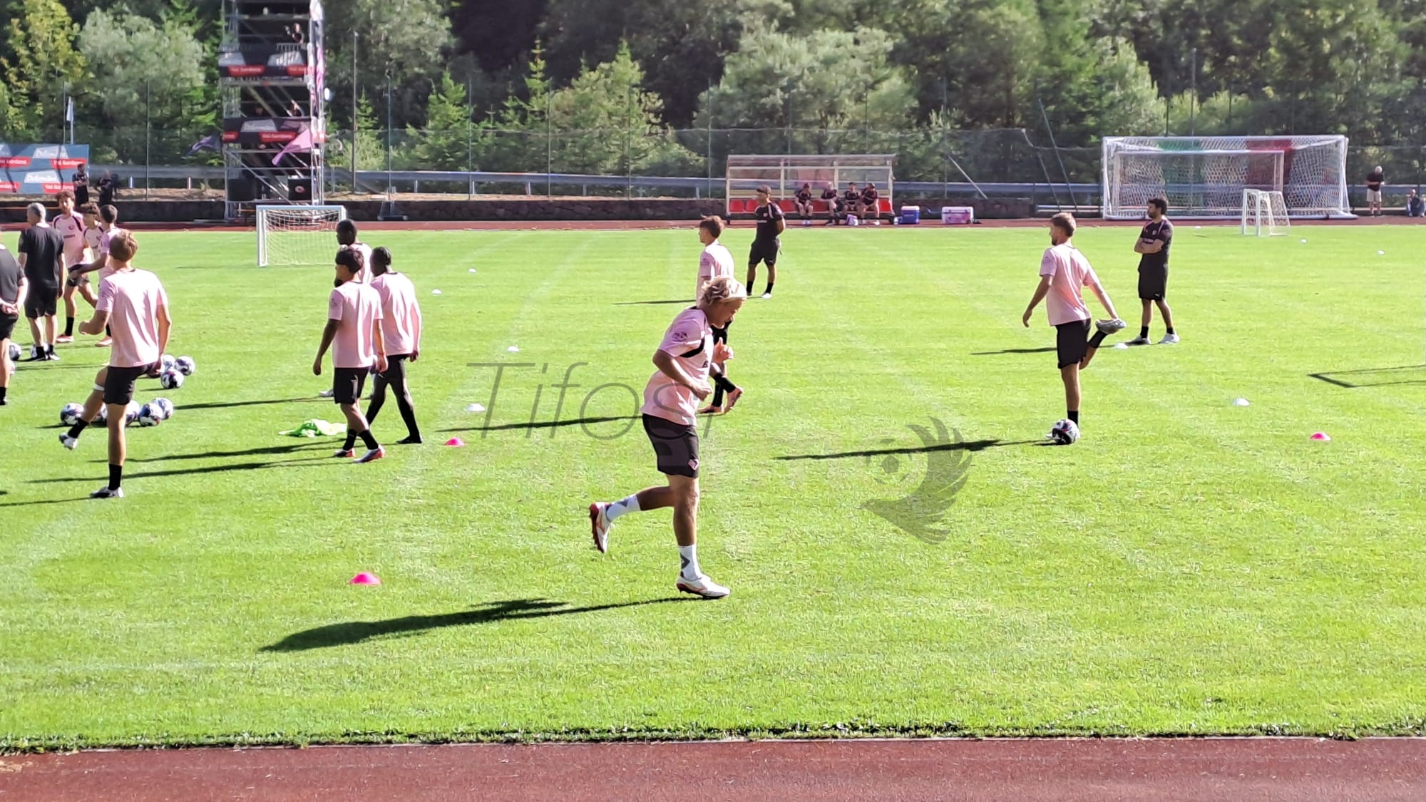 Palermo, the report of today's training in Valgardena