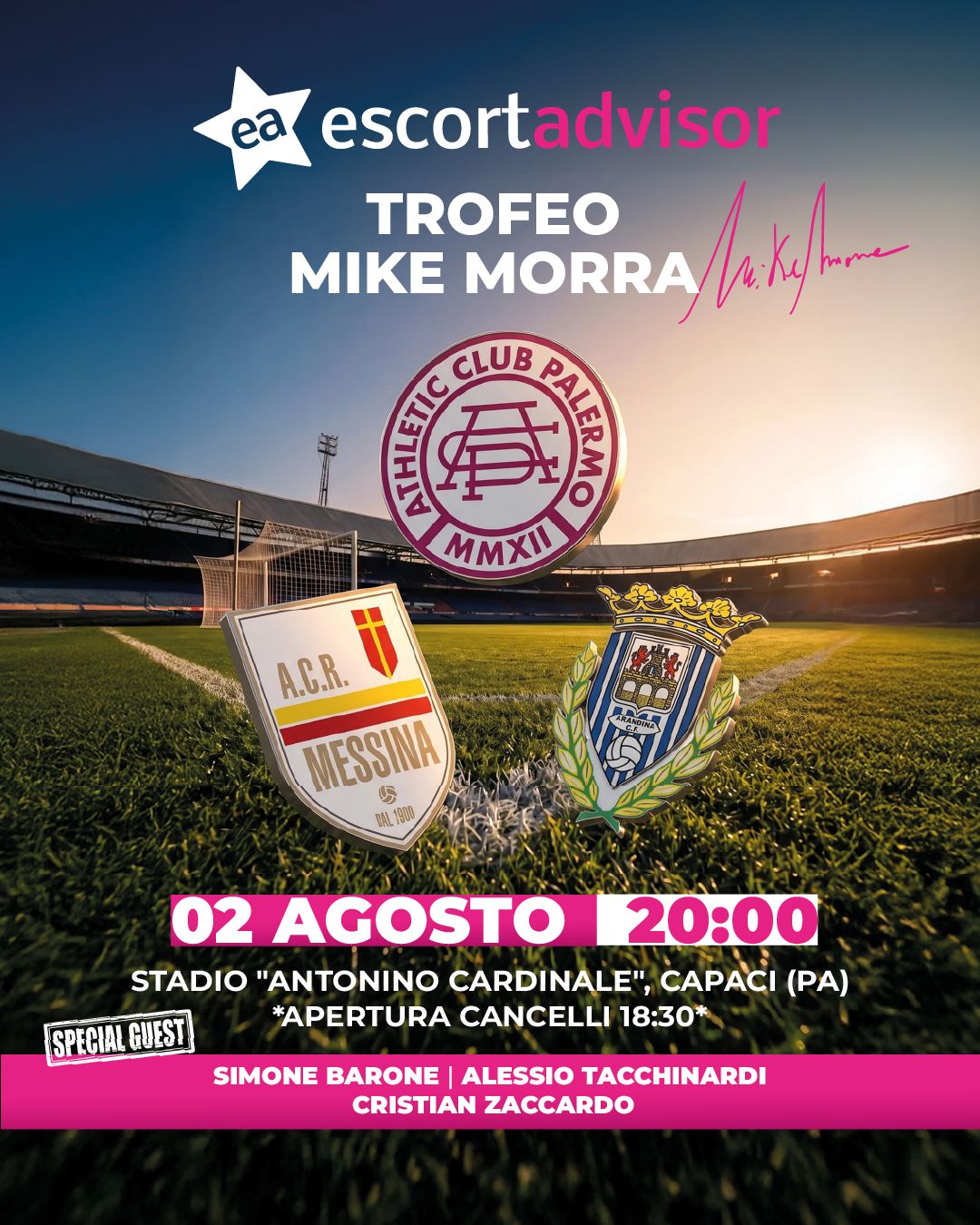 Athletic Club Palermo: Mike Morra Trophy with Messina and Arandina,...