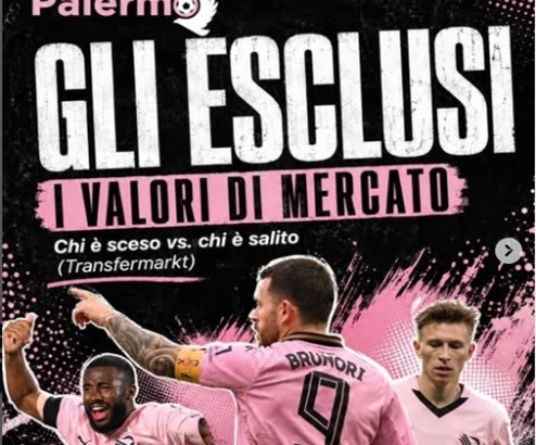 Palermo, who goes up and who goes down in the market valuations of...