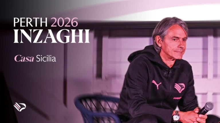 Perth, Inzaghi: "Palermo deserves the top, incredible affection here"