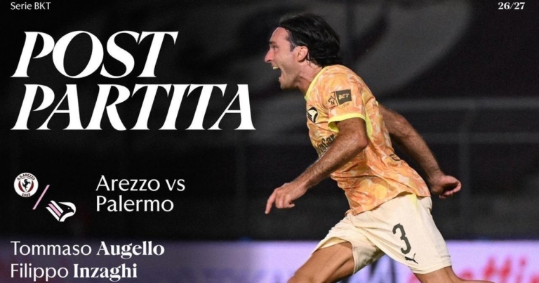 AREZZO-PALERMO: Inzaghi and Augello after the match