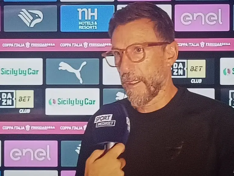 Lecce, Di Francesco: «Palermo started better than us. When you create...