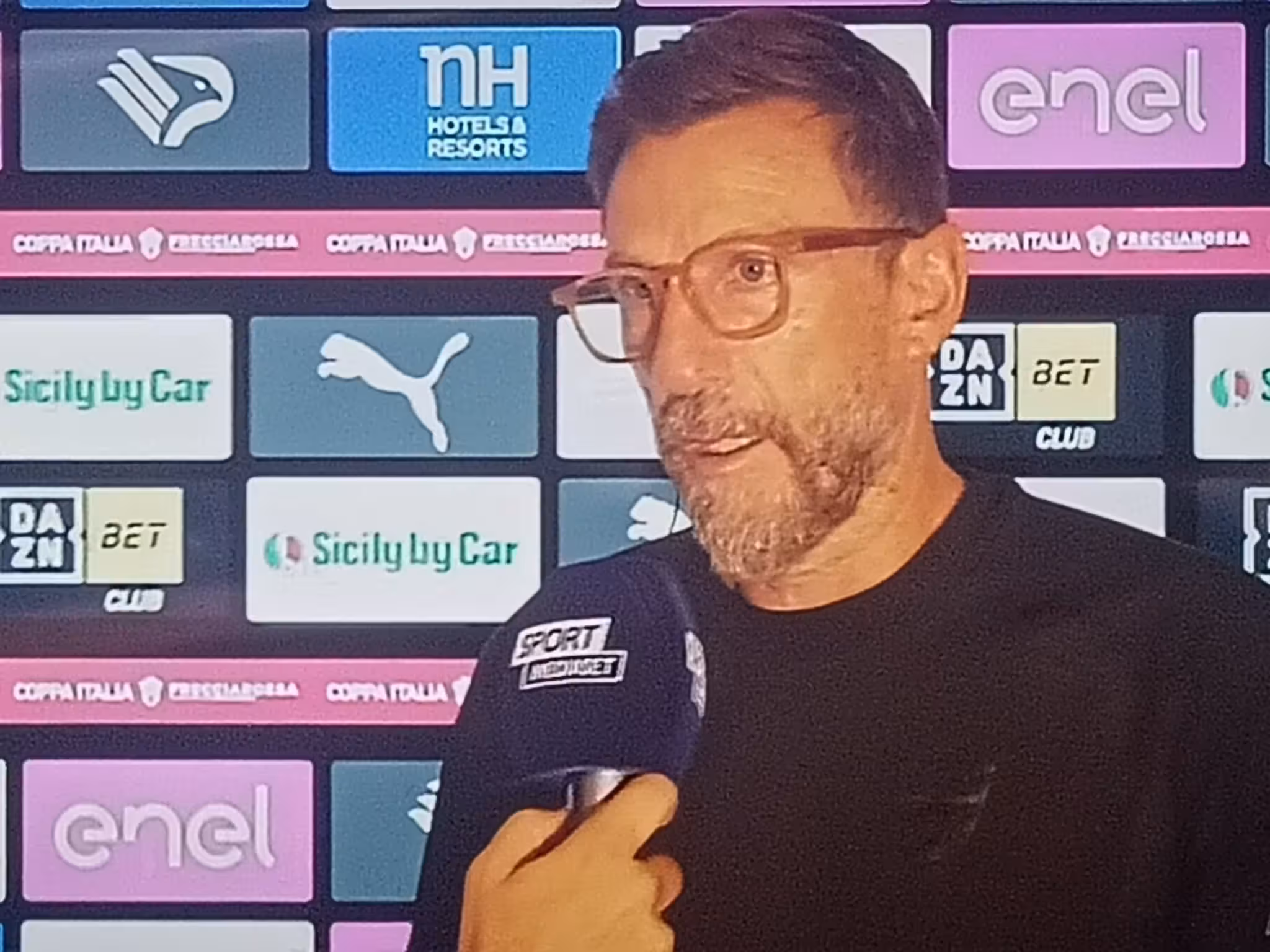 Lecce, Di Francesco: «Palermo started better than us. When you create...