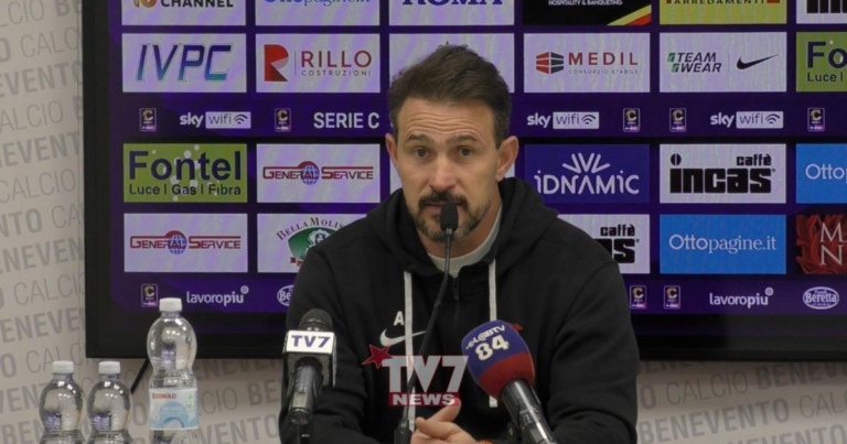 Benevento, Floro Flores fury after the draw: "Social
