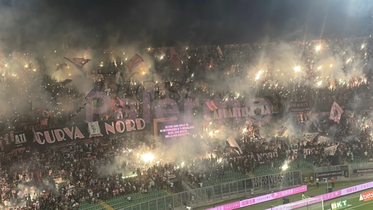 Palermo, the Curva Nord will welcome the team upon returning from...
