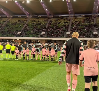Juventus-Palermo: the two teams enter the field