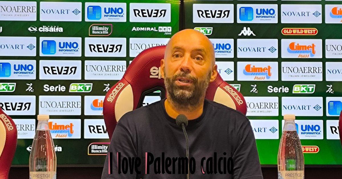 Arezzo-Palermo, Bucchi: "We played openly against the