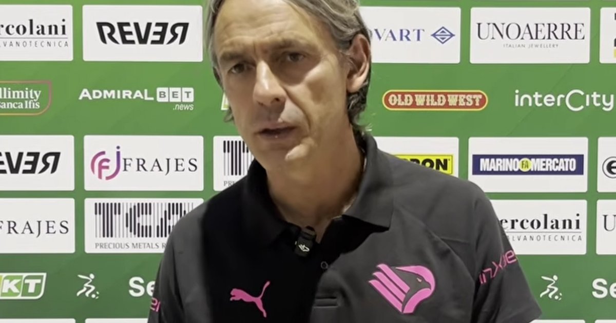 Arezzo-Palermo, Inzaghi: "The 2-2 could have killed a