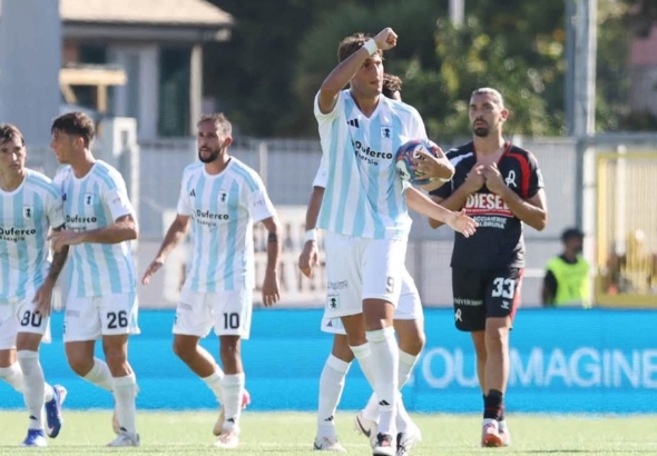 Entella, Corona breaks the ice. Corona: "This is the