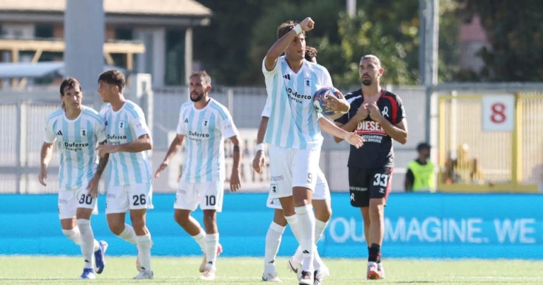 Entella, Corona breaks the ice. Corona: "This is the