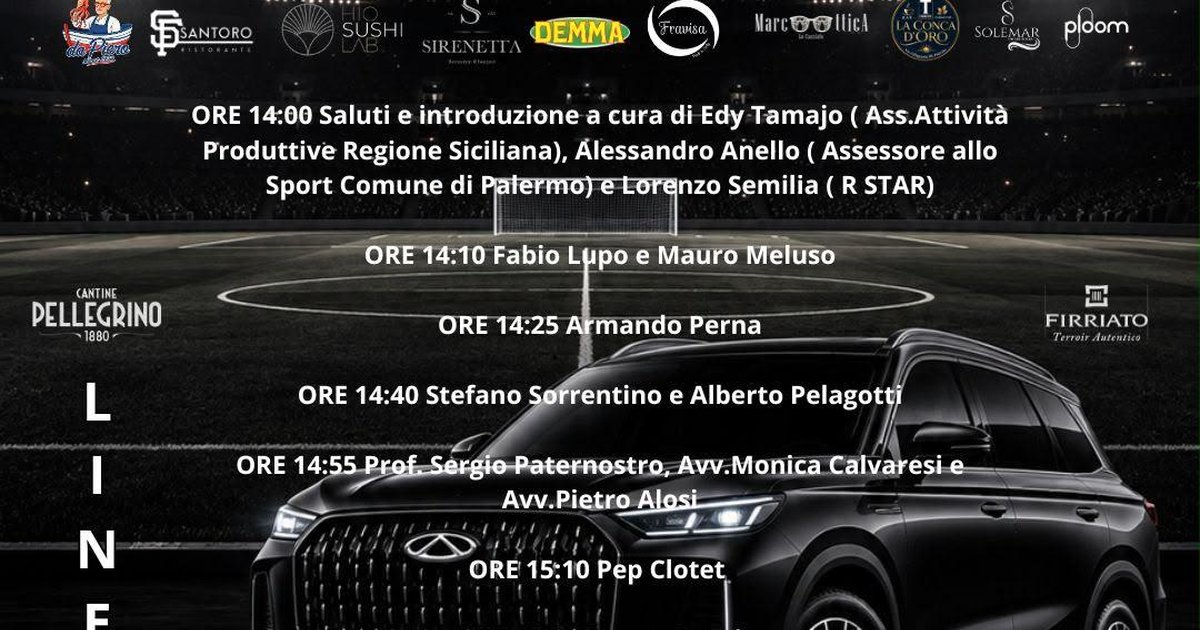Palermo Football Meeting, defined the scale: from...