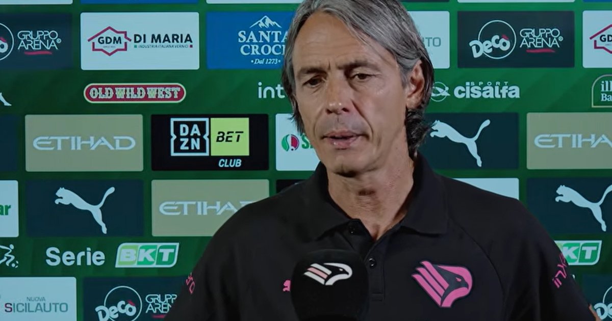 Palermo-Sampdoria, Inzaghi: "Palermo at the top, this crowd