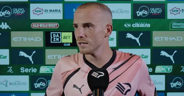 Palermo-Sampdoria, Palumbo: "Scoring a goal against Barbera