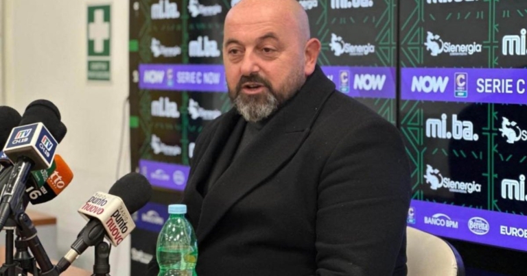 Avellino, Aiello without brakes after the end of the