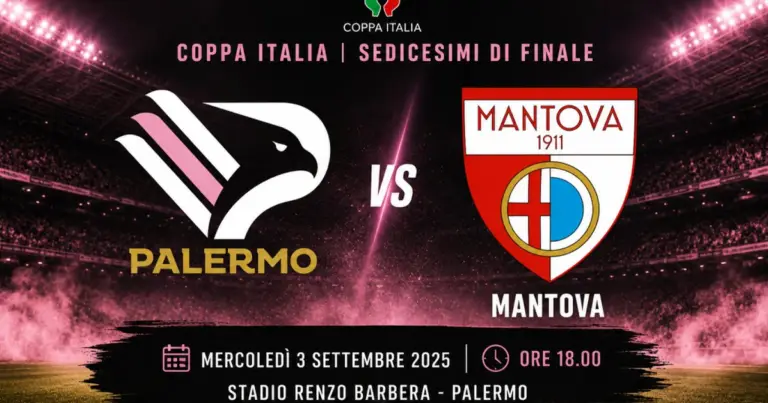 Palermo-Mantova, draw in the 90th minute: what