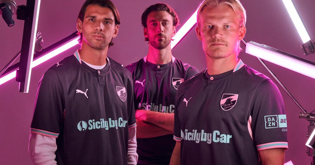 Palermo, the new 2026/27 Neon Kit presented: the