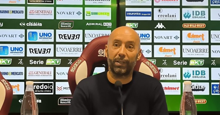 Arezzo, Bucchi: "Verona is similar to Palermo. The rosanero