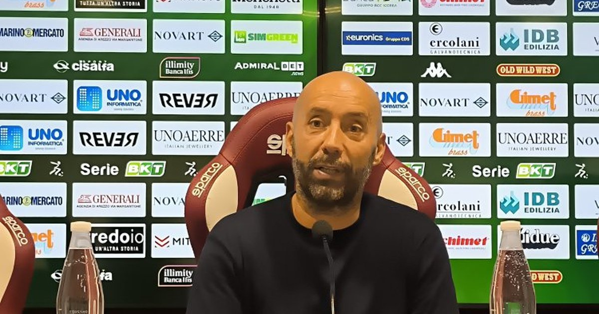 Arezzo, Bucchi: "Verona is similar to Palermo. The rosanero
