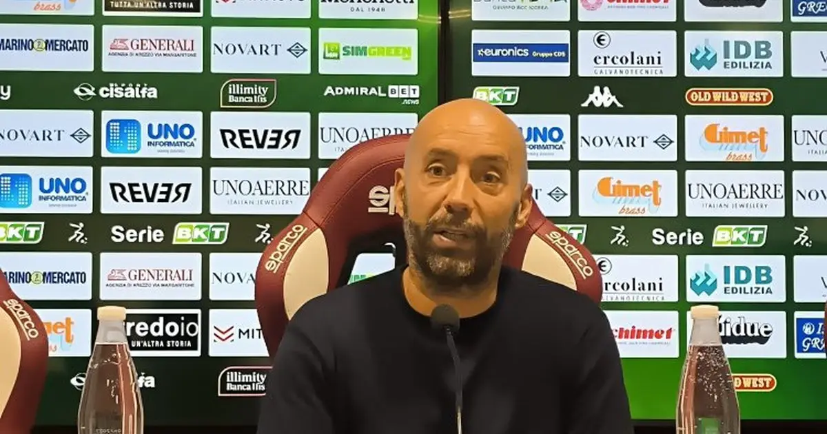 Arezzo, Bucchi: "Verona is similar to Palermo. The rosanero